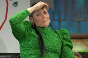 Rosa López en el plató de "La Revuelta".
