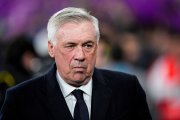 Carlo Ancelotti, durante un partido del Real Madrid.