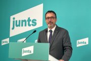 El portavoz de Junts, Josep Rius.