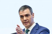 El presidente del Gobierno, Pedro Sánchez, durante la segunda jornada de la V edición del foro ‘Fondos Europeos’ de elDiario.es, en El Beatriz Madrid, a 28 de marzo de 2025, en Madrid (España). 