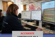 Gráfico elaborado por el 112 con datos del accidente mortal ocurrido en la N-525 en Santa Cristina de la Polvorosa.