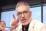 Carlota Corredera y Kiko Hernández en Tentáculos anunciando la exclusiva de Terelu Campos.