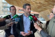 El portavoz nacional del PP, Borja Sémper, en declaraciones en Lleida.