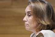 (Foto de ARCHIVO)
La secretaria general del PP, Cuca Gamarra, durante el nuevo ‘Foro Radio Rioja’ organizado por Radio Rioja Cadena SER, en el Espacio Lagares, a 2 de mayo de 2025, en Logroño, La Rioja (España). Gamarra participa en este encuentro con el tejido social y empresarial riojano con una ponencia titulada ‘Una apuesta por la competitividad’.

JPEG / Europa Press
02/5/2025