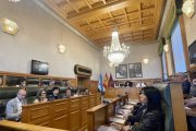 Pleno extraordinario del Ayuntamiento de Santiago.