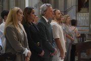 Jose Ortega Cano, Rocio Flores, David Flores y Gloria Camila en el aniversario de la muerte de Rocío Jurado.