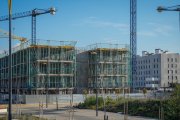 Archivo - Promoción de viviendas de Emvivesa en Palmas Altas durante su construcción.