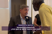Federico Jiménez Losantos responde a las preguntas de Bertrand Ndongo sobre Vox.