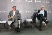 El gobernador del Banco de España, José Luis Escrivá, durante la 36 Trobada Empresarial al Pirineu.