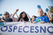 Archivo - Unas 700 personas arropan a la madre del niño Gabriel en una concentración contra un documental sobre su hijo, a 11 de mayo de 2024 en Almería (Andalucía, España). Patricia Ramírez, la madre del niño fallecido Gabriel Cruz, bautizado como 'pesca.