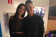 Ivet Playà junto a Alejandro Sanz.