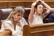 Yolanda Díaz, en el Congreso.