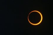 Imagen de un eclipse solar anular tomada el 20 de mayo de 2012, un fenómeno similar al que cruzará España el 26 de enero de 2028.
