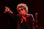 El cantante Enrique Bunbury durante un concierto en el estadio de la Romareda, el pasado 2024.