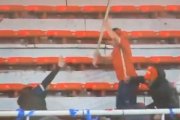 Pelea en el Estadio Libertadores de América