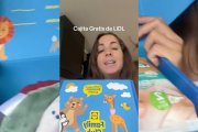 Una española residente en Alemania enseña el contenido de la Baby Box gratuita de Lidl, una iniciativa que no está disponible en España.