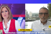 Silvia Intxaurrondo, entrevistando a Kiko García en 'La Hora de La 1'.