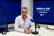 Carlos Herrera, en los estudios de COPE.