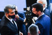 Laporta y Leo Messi