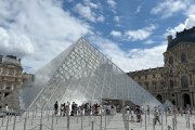 The French government has announced a program to build a new entrance to the Louvre museum, alleviating pressure on the entry point at the I.M. Pei designed glass and steel Louvre Pyramid. An international jury will pick the architects and announce their decision in 2026. The program includes a new exhibition space for La Jaconde, or the Mona Lisa. The museum is shown Thursday June 26, 2025.