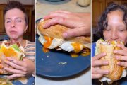Explosión de sabor y yema: el Chivito Valenciano se come con las manos, sin filtros y con placer absoluto.