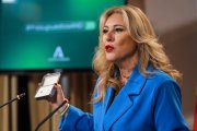 La consejera de Economía, Hacienda, Fondos Europeos y Diálogo Social de la Junta de Andalucía y portavoz del Gobierno, Carolina España.