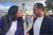 La secretaria general del PSOE de Córdoba, Rafi Crespín, y el coordinador de IU en Córdoba, Sebastián Pérez.