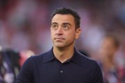 SEVILLE, SPAIN - MAY 26: Xavi, Head Coach of FC Barcelona, looks on before the LaLiga EA Sports match between Sevilla FC and FC Barcelona at Estadio Ramon Sanchez Pizjuan on May 26, 2024 in Seville, Spain. (Photo by Fran Santiago/Getty Images)
