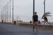 Rachas de viento en la costa, en una imagen de archivo.