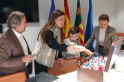 Visita de las Reinas de Castellón a el Corte Inglés