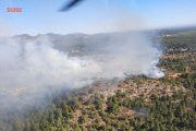 Incendio en Olocau, imagen de archivo