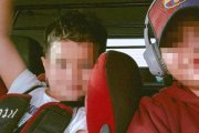 Imagen de Lucca con su madre