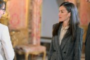 La Reina Letizia durante la reunión del Patronato de la Fundación Princesa de Girona,