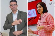 El alcalde de Almussafes, Toni González, y Diana Morant
