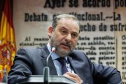 José Luis Ábalos en su comparecencia anterior en el Senado