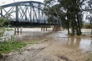 Ell río Guadalhorce a su paso por Cártama en una tromba del mes de diciembre.
