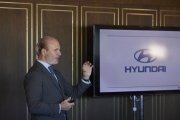 Leopoldo Satrústegui, presidente de Hyundai España, en la presentación de resultados