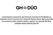 Comunicado de Gran Hermano sobre Antonio Canales