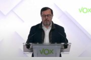 El portavoz nacional de VOX,José Antonio Fúster