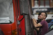 Trabajadores en Sevilla.