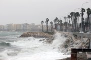 Imágenes del paso de la borrasca Joseph por Málaga.