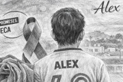 Homenaje a Álex, joven del CF Promeses Sueca