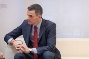 El presidente del Gobierno, Pedro Sánchez, recibe al presidente del Líbano, Joseph Aoun, en el Palacio de la Moncloa, a 2 de febrero de 2026, en Madrid (España). El presidente libanés efectúa una visita de Estado de dos días a España para abordar la posible permanencia militar española en el sur del país cuando concluya la misión de la ONU (FINUL).

Eduardo Parra / Europa Press
02/2/2026