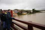 El presidente de la Junta de Andalucía, Juanma Moreno, este jueves en Jerez de la Frontera, Cádiz.