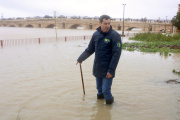 El presidente de la Junta de Andalucía, Juanma Moreno, este jueves en Jerez de la Forntera, Cádiz.