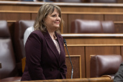 La diputada del PSOE que sustituye a José Luis Ábalos, Ana María González, jura su cargo en el Congreso.