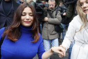 La actriz Elisa Mouliaá a la salida de los Juzgados de Plaza de Castilla, a 10 de febrero de 2026, en Madrid (España).

Antonio Gutiérrez / Europa Press
FAMOSOS;JUICIO;ERREJÓN
10/2/2026