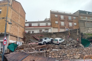 Desprendimiento en Cenes de la Vega (Granada).