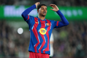 SANTANDER, SPAIN - JANUARY 15: Marcus Rashford of FC Barcelona reacts during the Copa del Rey Round of 16 match between Racing de Santander and FC Barcelona at El Sardinero on January 15, 2026 in Santander, Spain.  (Photo by Juan Manuel Serrano Arce/Getty Images)
