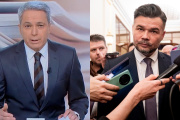 Vicente Vallés (i) y Gabriel Rufián (d)
